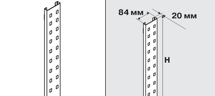 Wall narrow bar